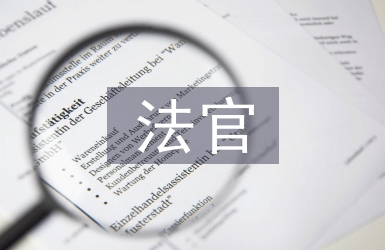 法官工作總結